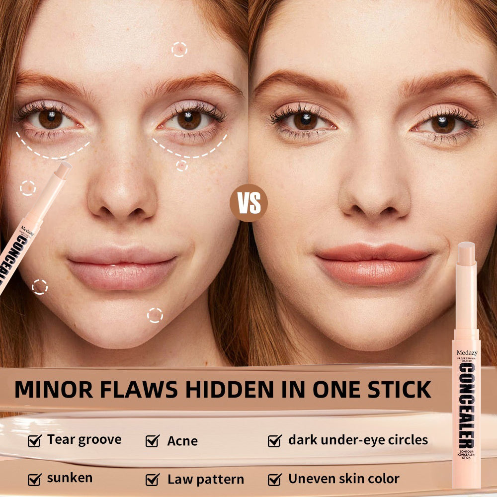 🔥Medazy™ Flawless Coverage Concealer Stick-Long-Lasting Coverage & Natural Finish