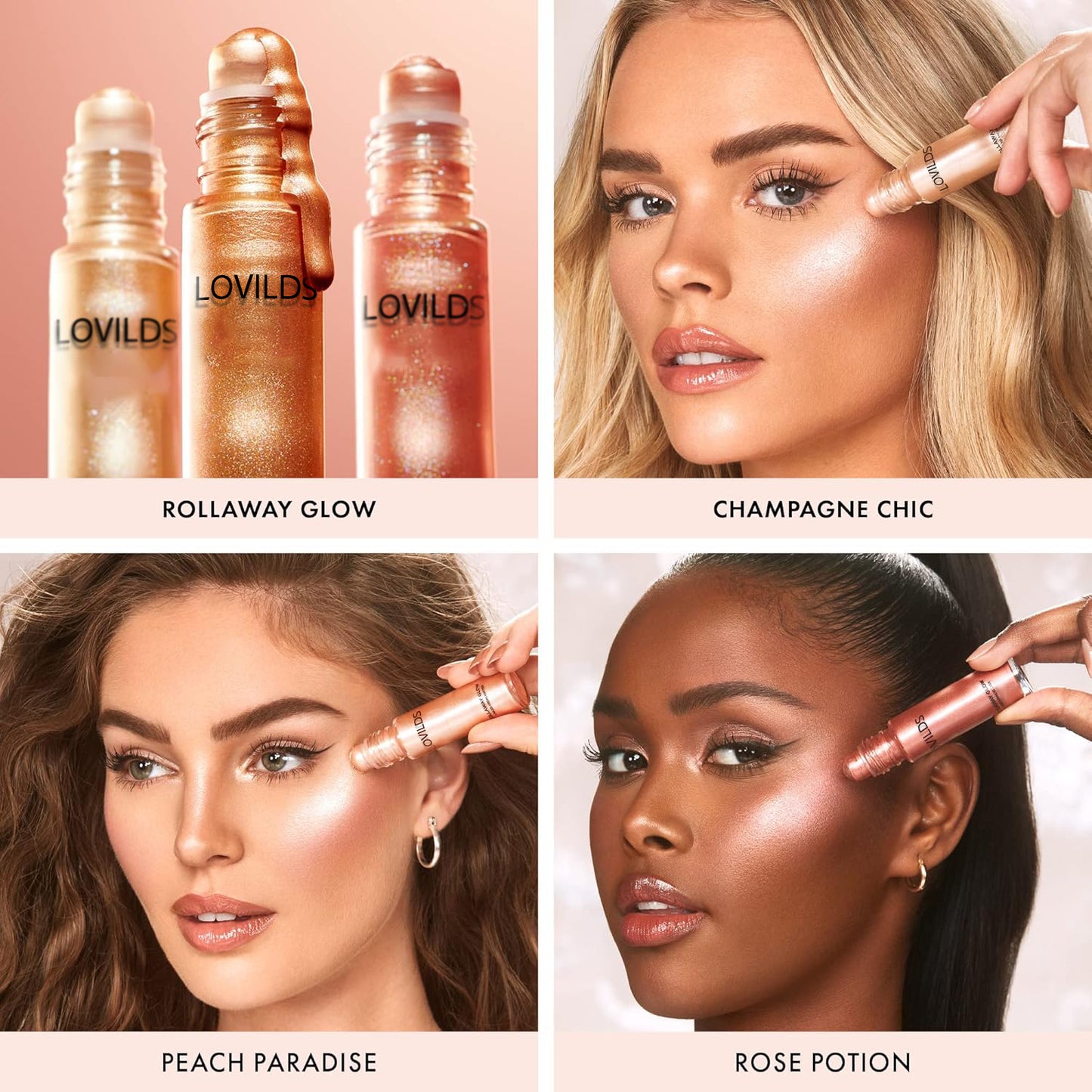 đĽLOVILDS⢠Rollaway Glow Liquid Highlighter â Multi-Dimensional Glowâ¨