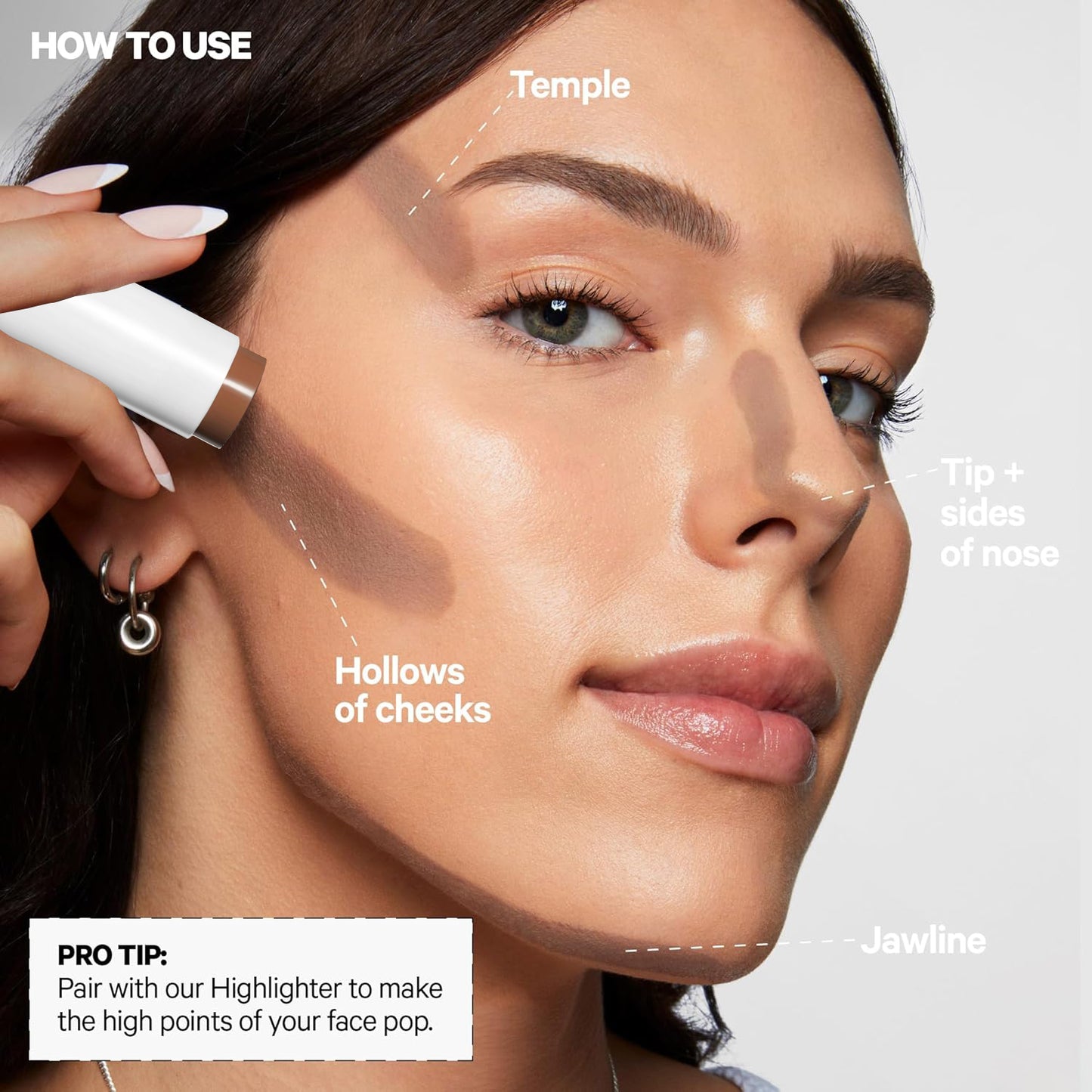Medazy™ Creamy Contour Stick with Brush – Flawless Contour & Blend✨
