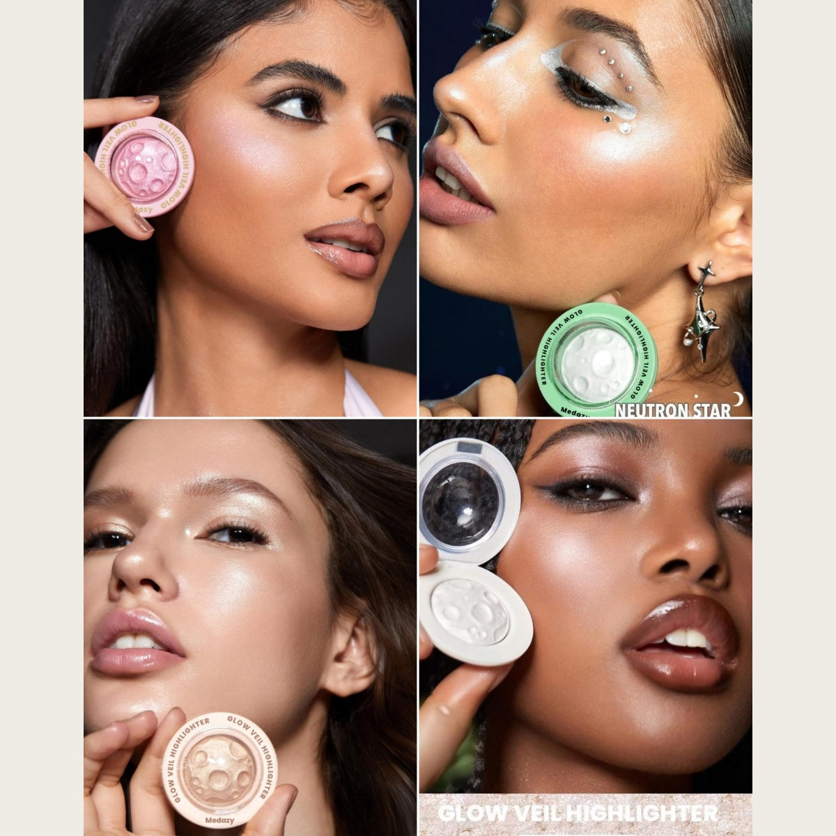 ✨Medazy™ Glow Veil Highlighter--Instant Dimension Effect, Multi-Dimensional Glow, Versatile Face & Body 