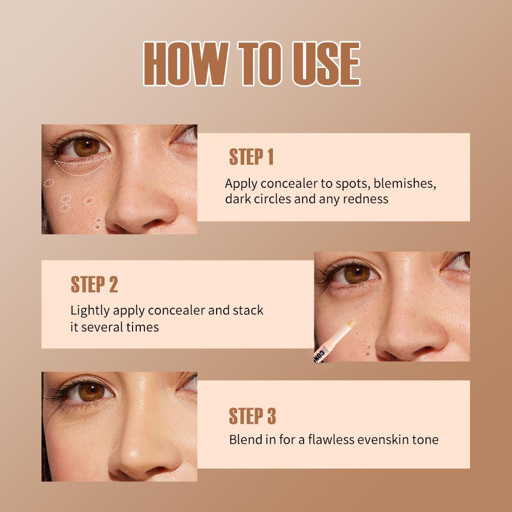 🔥Medazy™ Flawless Coverage Concealer Stick-Long-Lasting Coverage & Natural Finish