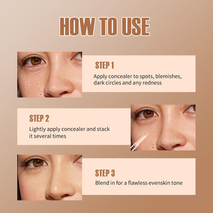 🔥Medazy™ Flawless Coverage Concealer Stick-Long-Lasting Coverage & Natural Finish