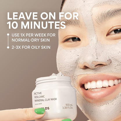 🔥LOVILDS™ Active Volcanic Mineral Clay Mask-Pore Cleansing & Oil Balancing
