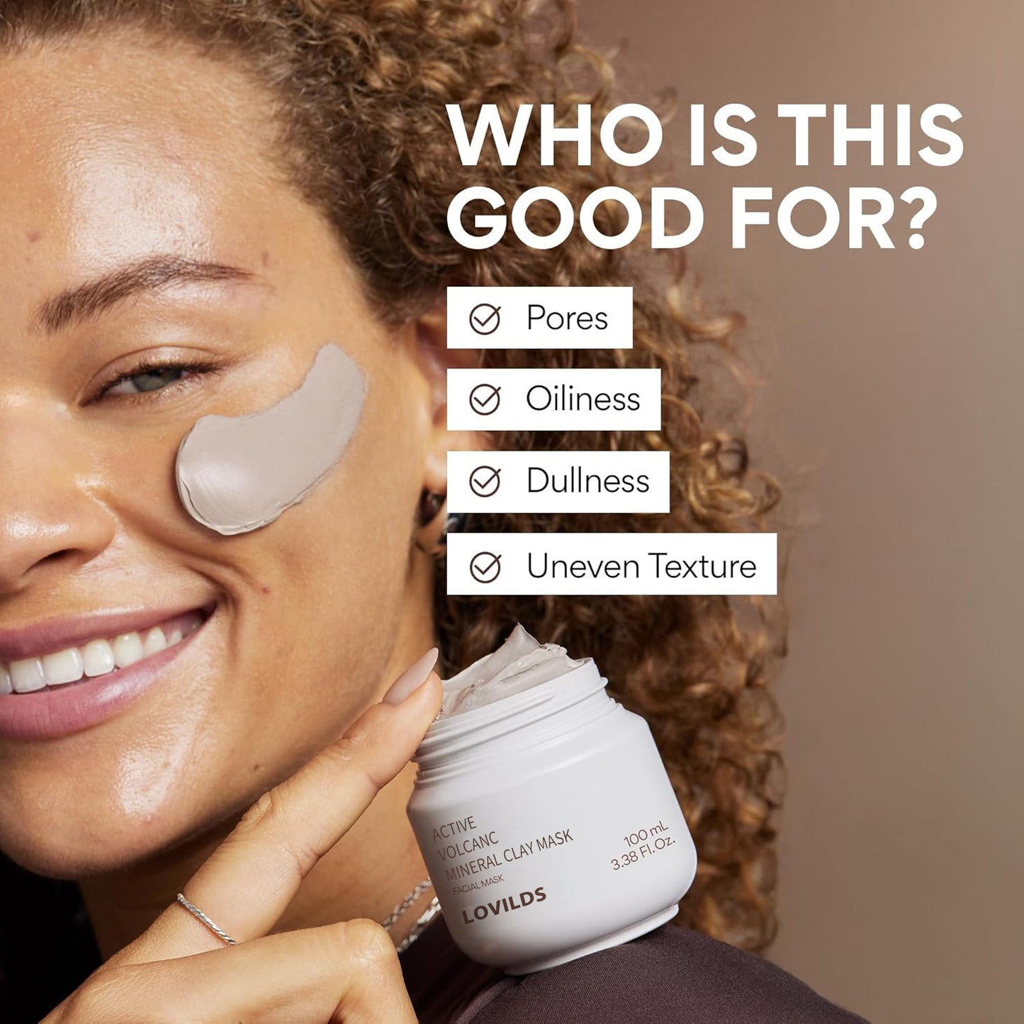 🔥LOVILDS™ Active Volcanic Mineral Clay Mask-Pore Cleansing & Oil Balancing