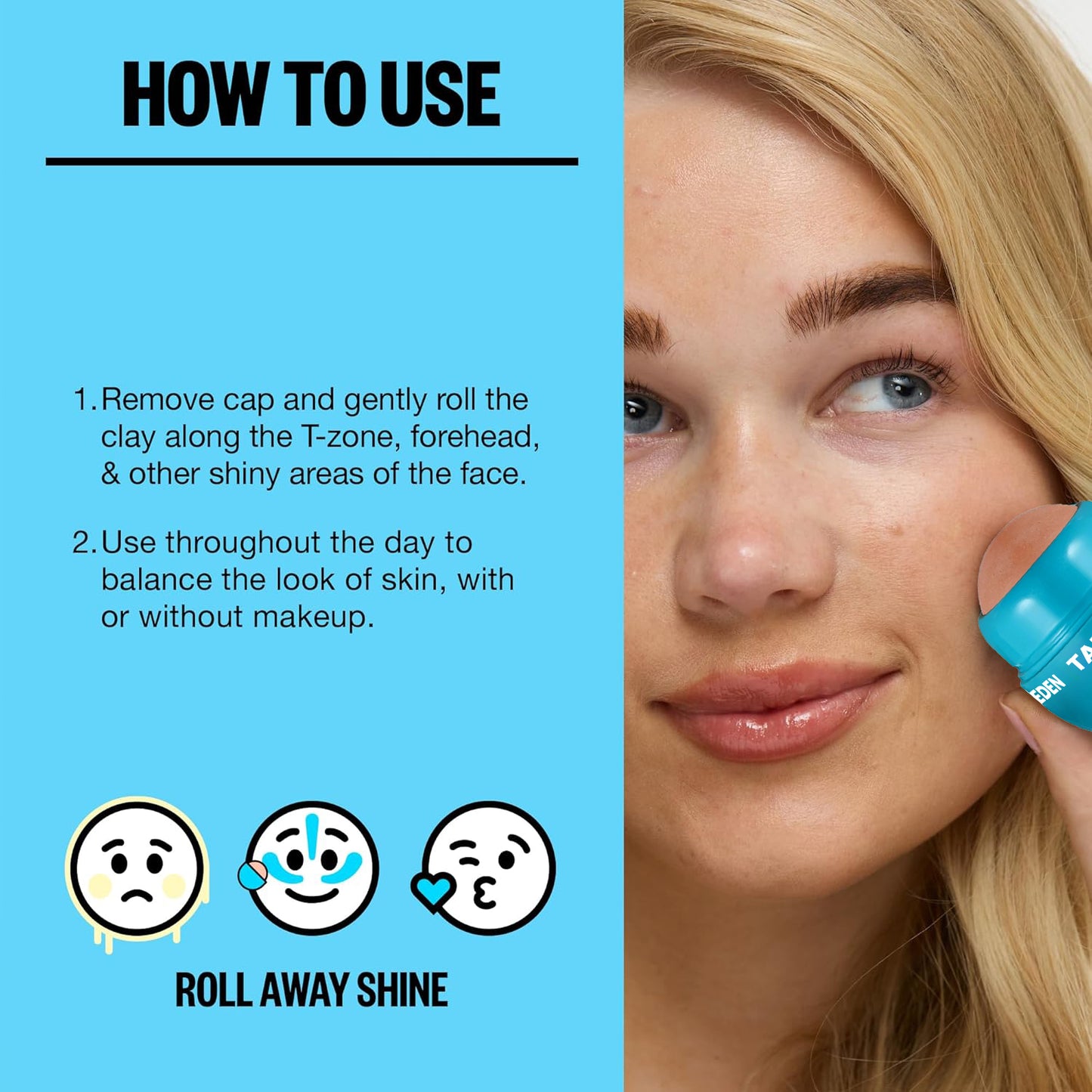 TAILEDEN™ Instant Oil Control Roller – Long-Lasting Shine-Free Finish