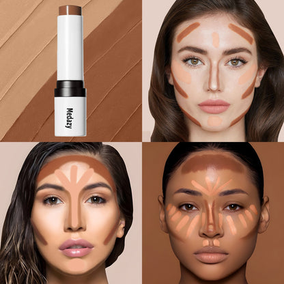 Medazy™ Creamy Contour Stick with Brush – Flawless Contour & Blend✨