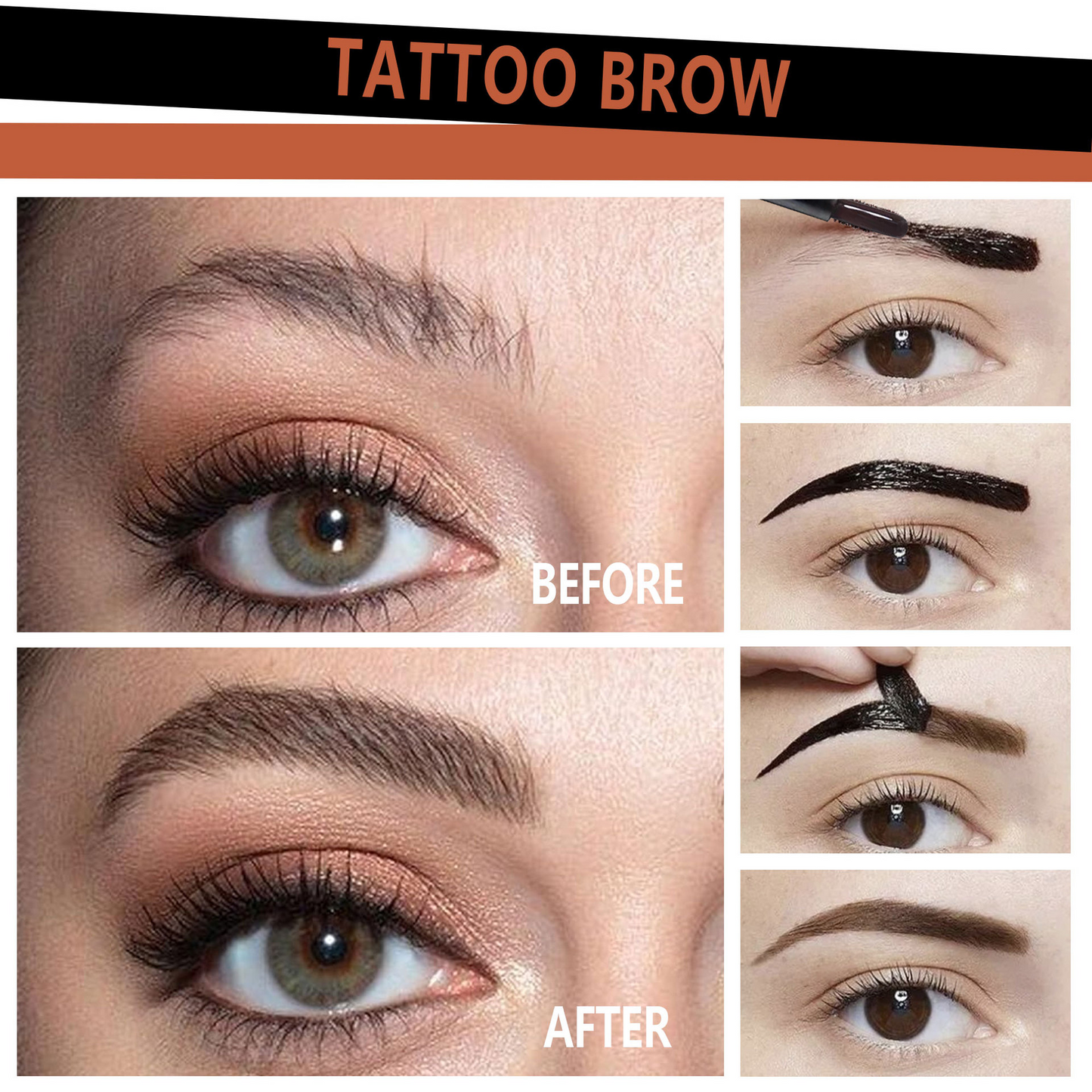 🔥LOVILDS™ Tattoo Peel Off Eyebrow Gel Tint – Smudge-Proof & Long-Lasting