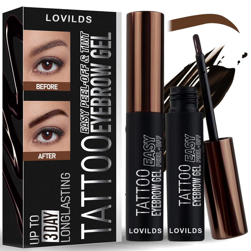 🔥LOVILDS™ Tattoo Peel Off Eyebrow Gel Tint – Smudge-Proof & Long-Lasting