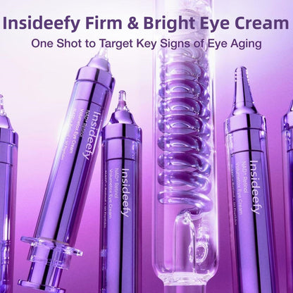 🔥Insideefy™ Firm & Bright Eye Cream-with NAD+, Peptides, and Retinol, Targeting Dark Circles, Wrinkles, and Puffiness